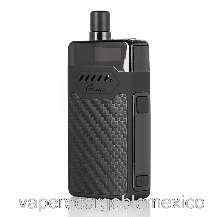 Vape Recargable Hellvape Grimm 30w Pod System Fibra De Carbono Negro